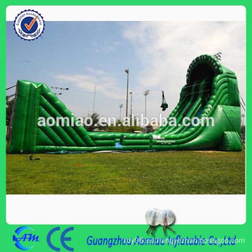 Tamaño inflable inflable line 20 * 6 * 8m 0.55mmPVC de la diapositiva de la diapositiva inflable línea para la venta